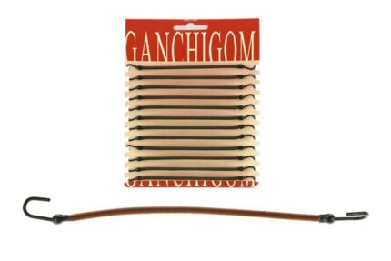 RickiParodi Elásticos Cabelo com Gancho Castanhos 12 Unidades