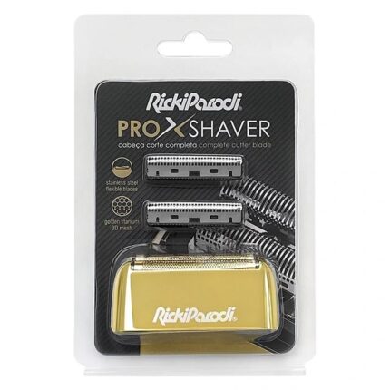 Cabeça Completa Máquina Corte RickiParodi Pro X Shaver Dourada