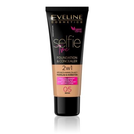 Eveline Selfie Time Foundation and Concealer Nº 05 Beige