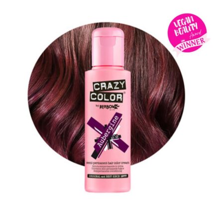 Crazy Color Coloração Semi-Permanente Nº50 Aubergine 100ml