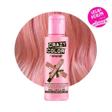 Crazy Color Coloração Semi-Permanente Nº73 Rose Gold 100ml