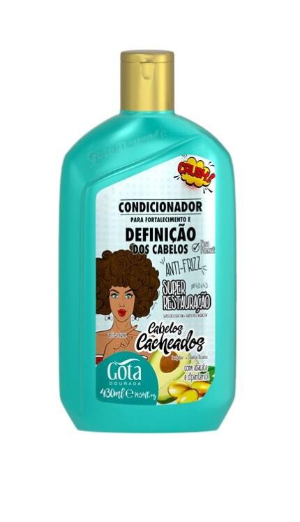 Gota Dourada Condicionador Fortalecimento Cacheados 430ml