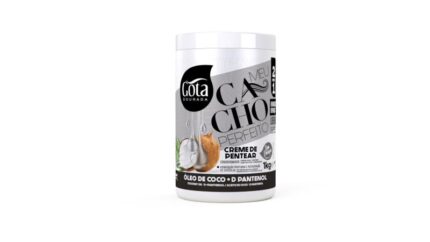 Gota Dourada Creme Pentear Meu Cacho Perfeito Óleo de Coco 1kg