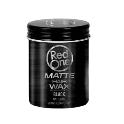 Red One Matte Hair Wax Black 100ml