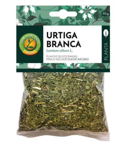 Cem Porcento Chá Urtiga Branca Planta 50g