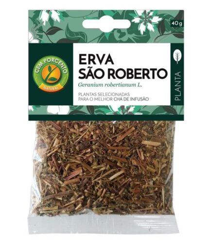 Cem Porcento Chá Erva São Roberto Planta 40g