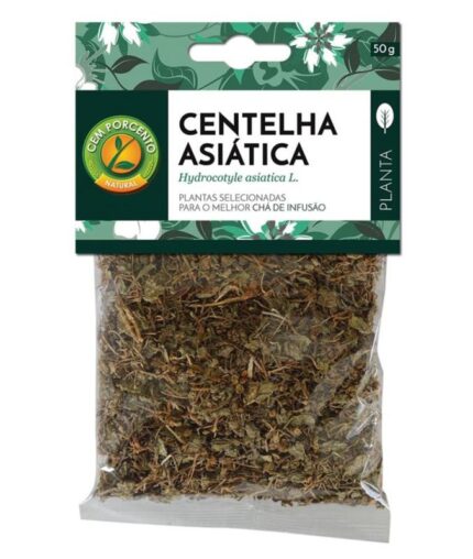 Cem Porcento Chá Centelha Asiática Planta 50g