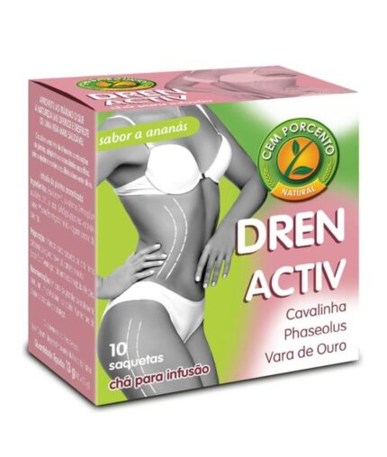 Cem Porcento Chá Drenactiv Infusão 10 Saquetas