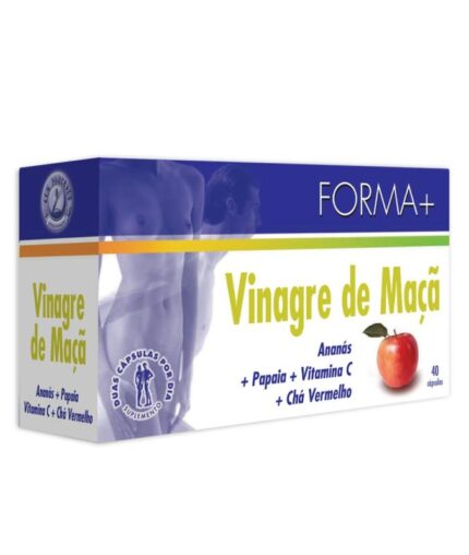 Forma+ Vinagre De Maça - 40 Cápsulas (Caixa)