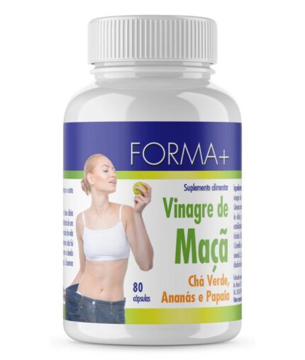 Forma+ Vinagre De Maçã - 80 Cápsulas (Frasco)
