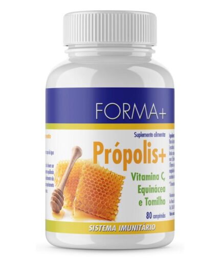 Forma+ Própolis + Vitamina C 80 Comprimidos (Frasco)