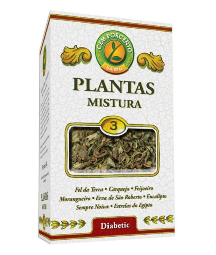 Cem Porcento Mistura 3 Diabetic 80g