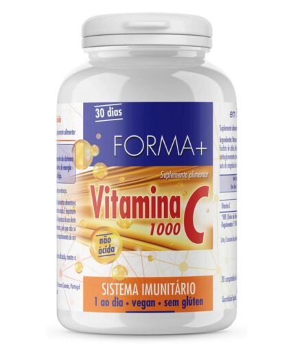 Forma+ Vitamina C 1000 Não Ácida 30 Comprimidos (Frasco)