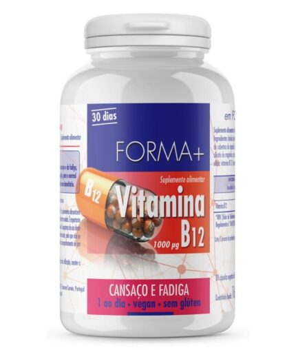 Forma+ Vitamina B12 1000 Vegan 30 Cápsulas (Frasco)
