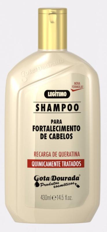 Gota Dourada Shampoo Fortalecimento Recarga de Queratina 430ml