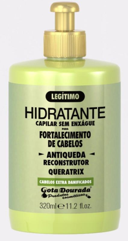Gota Dourada Creme Pentear Fortalecimento Antiqueda Queratrix 320ml