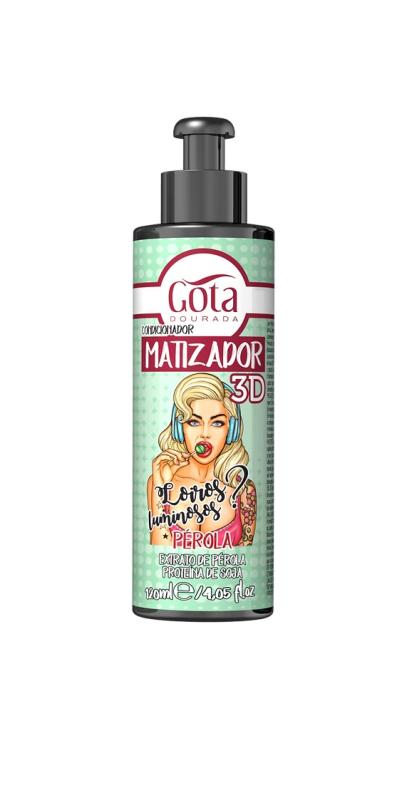 Gota Dourada Matizador 3D Perola 120ml