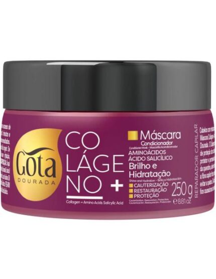 Gota Dourada Máscara Colágeno + 250g