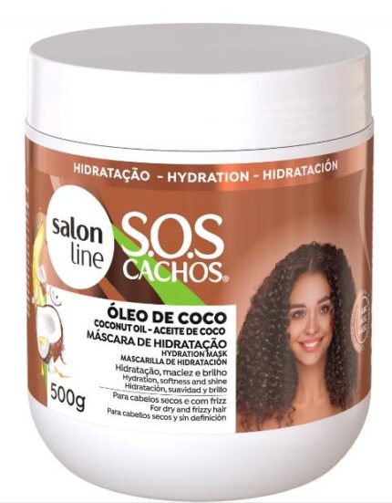 Salon Line Máscara SOS Cachos Coco 500g