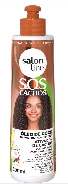 Salon Line Ativador de Cachos SOS Cachos Coco 300ml