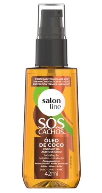Salon Line Óleo Hidratação Absoluta SOS Cachos Coco 42ml