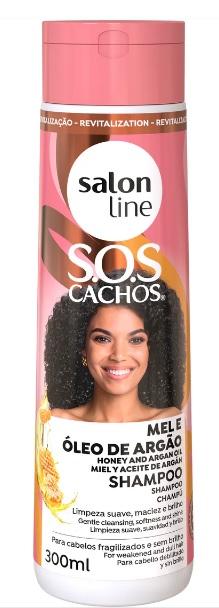 Salon Line Shampoo SOS Mel Cachos Intensos 300ml