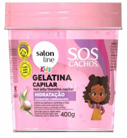 Salon Line Gelatina Hidratação SOS Kids 400g