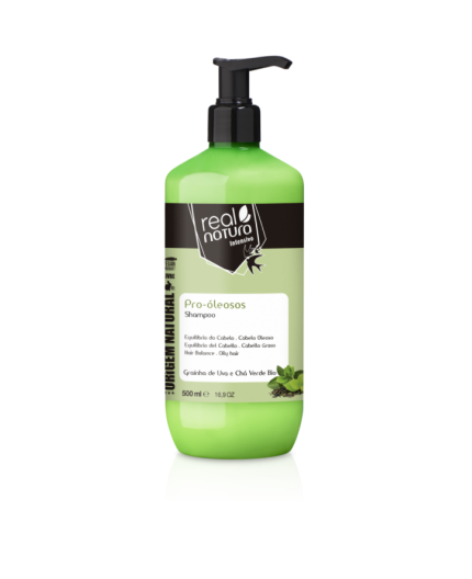 Real Natura Shampoo Sem Sal Pro-Oleosos 500ml