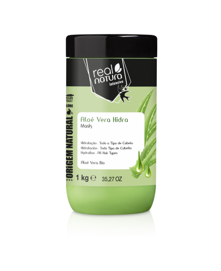 Real Natura Máscara Sem Sal Aloé Vera Hidra 1kg