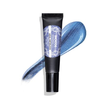 Stamping Gel Inocos 12 Azul  Metálico 8ml