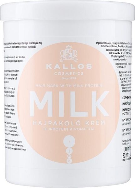 Kallos KJMN Milk Hair Mask with Milk Protein 1000ml