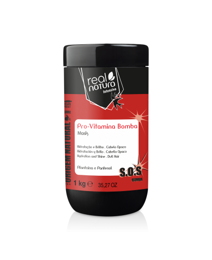 Real Natura Máscara Sem Sal Pro-Vitamina Bomba 1kg