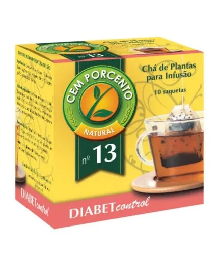 Cem Porcento Chá Nº.13 Infusão Diabetcontrol