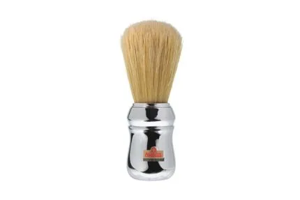RickiParodi Pincel Barba Omega Cerdas Naturais Cromado