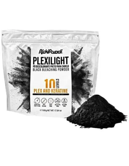 Pó Descolorante RickiParodi PlexiLight Preto 500g