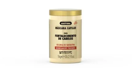 Gota Dourada Máscara Fortalecimento Recarga de Queratina 500g