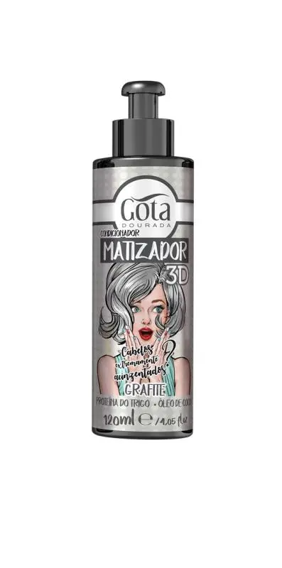 Gota Dourada Matizador 3D Grafite 120ml