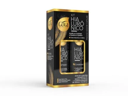 Gota Dourada Kit Shampoo + Condicionador Preenchedor Hialurônico 300ml